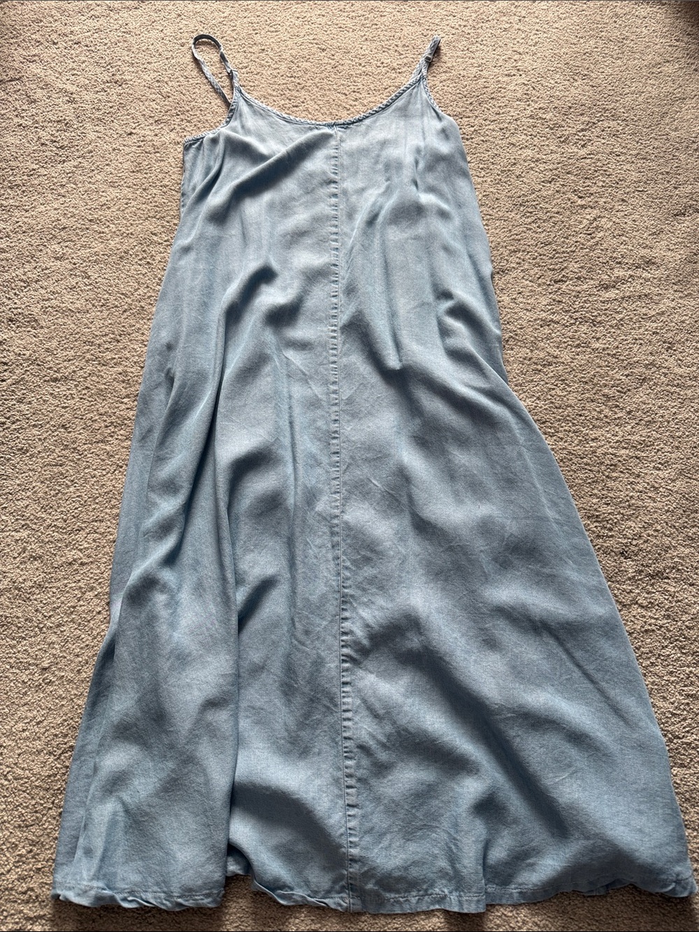H&M Soft denim midi dress
